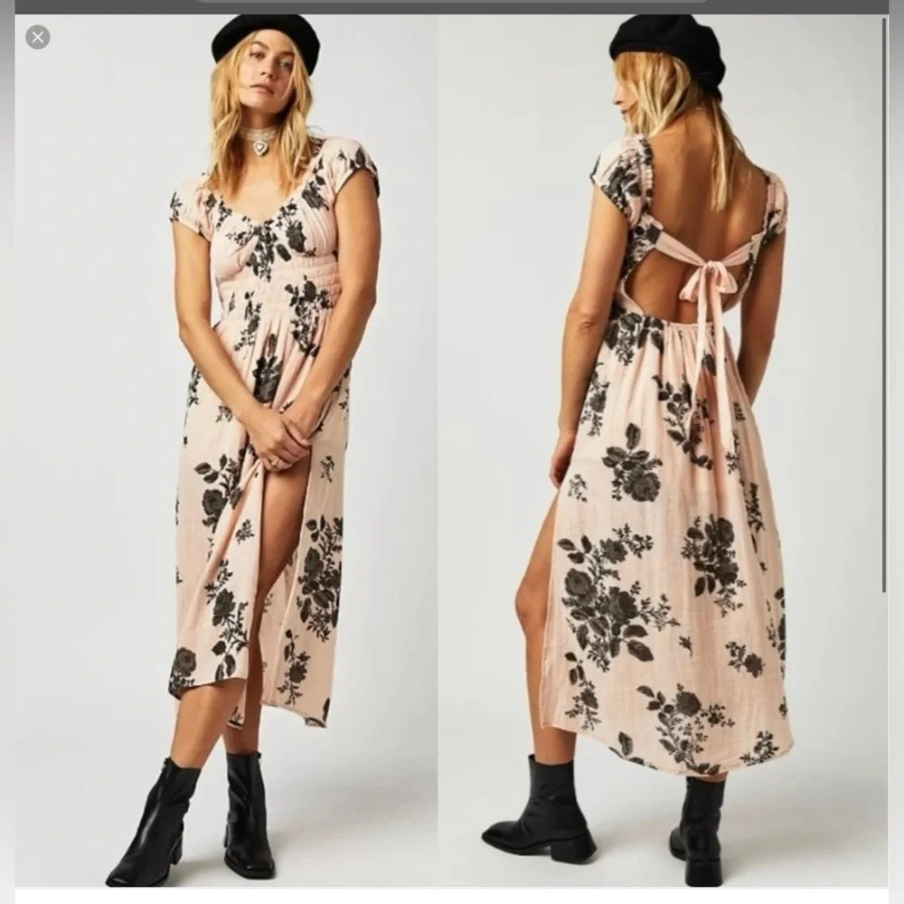 Free People Forget Me Not Floral Dress - Picture 4 of 11
